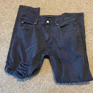 Helmut Lang straight leg jeans distressed